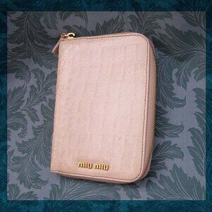 🧄 Beige MIU MIU croc leather Agenda